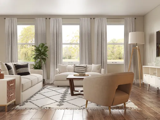 Living Room · Transitional designed by Francesca