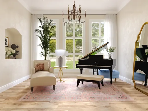 Living Room · Glam designed by Gabrielle