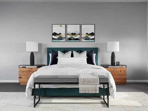 Bedroom · Midcentury Modern designed by Maria