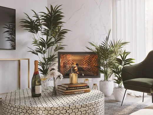 Living Room · Contemporary designed by Megan