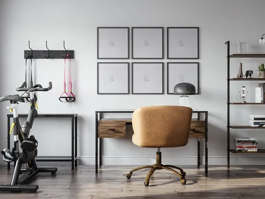 Living Room · Midcentury Modern designed by Paola
