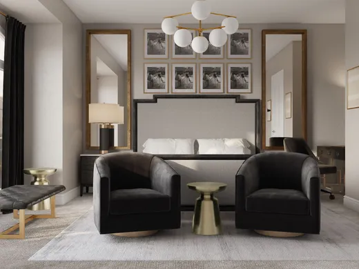 Bedroom · Eclectic designed by Julio