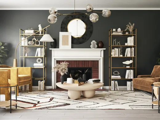 Living Room · Contemporary designed by Ghianella
