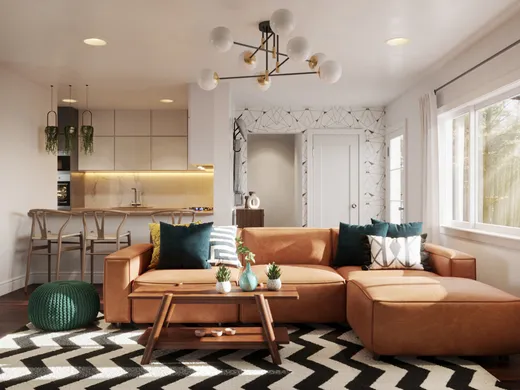Living Room · Contemporary designed by Francisco
