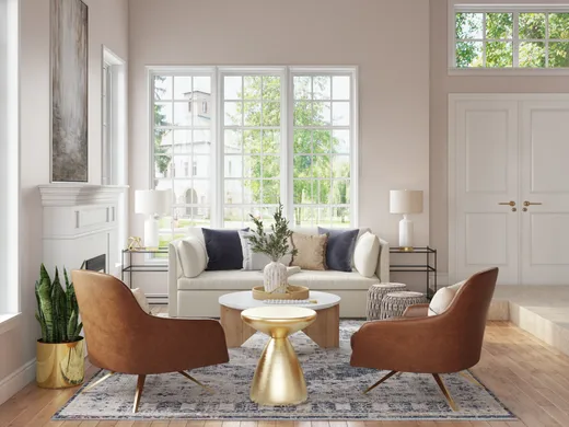 Living Room · Contemporary designed by Julieta