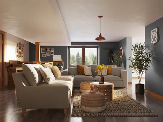 Living Room · Bohemian designed by Amanda