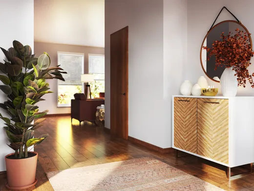 Entryway · Midcentury Modern designed by Priscila