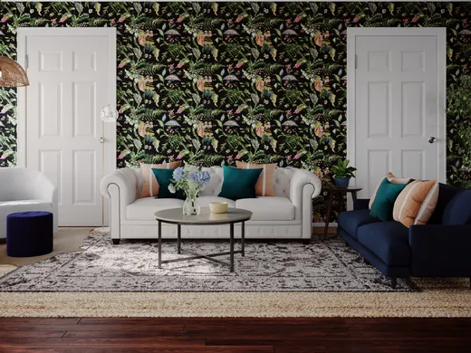 Living Room · Bohemian designed by Priscila