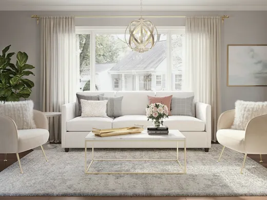 Living Room · Glam designed by Legacy