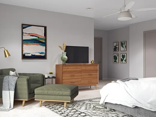 Bedroom · Midcentury Modern designed by Marlene