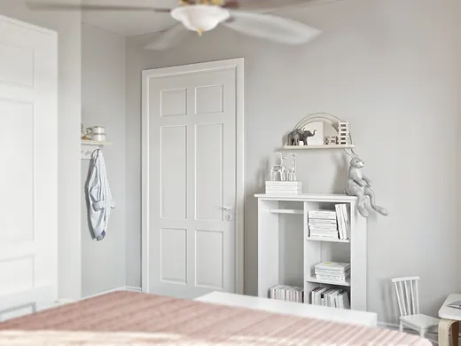 Bedroom designed by B.