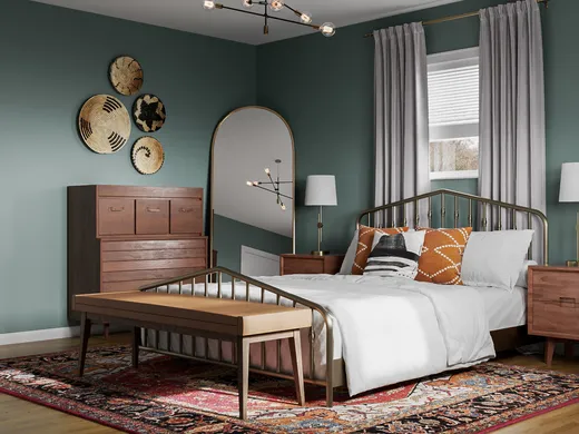 Bedroom designed by Jacqueline