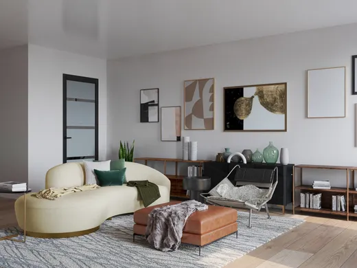 Living Room designed by B.