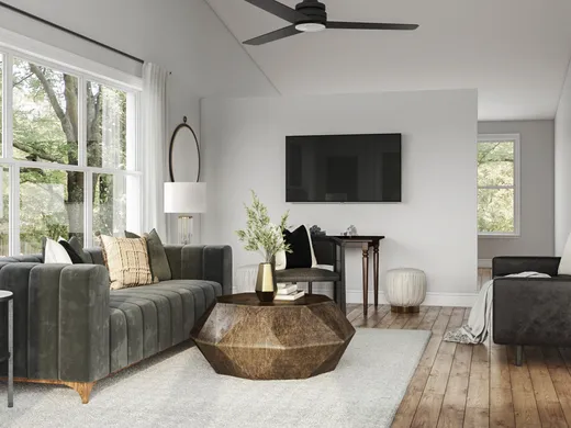 Living Room · Modern designed by Courtney