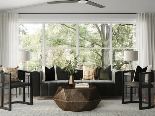 Living Room · Modern designed by Courtney