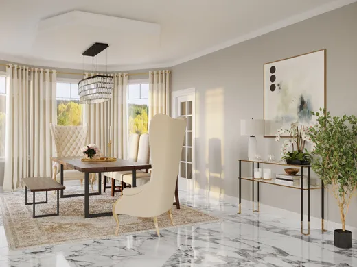Dining Room · Contemporary designed by Athina