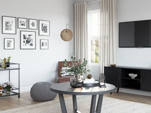 Living Room · Contemporary designed by Emily
