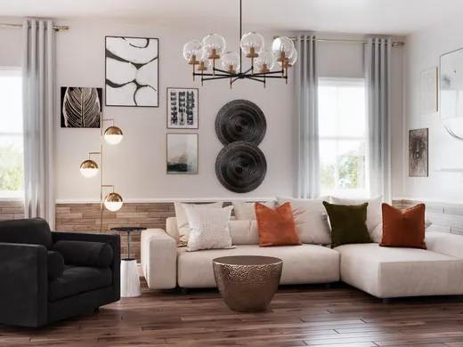 Living Room designed by B.