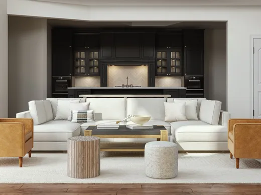 Living Room · Farmhouse designed by Daniela