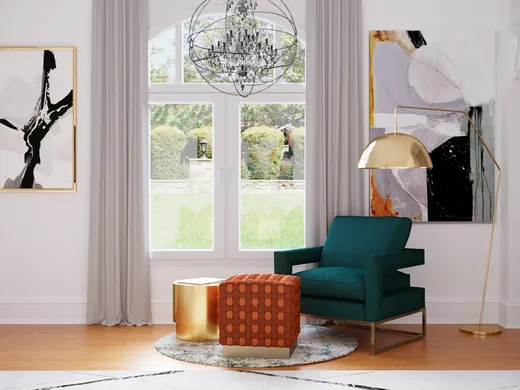 Reading Room · Eclectic designed by Carla