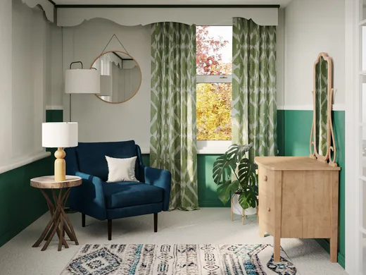 Bedroom · Eclectic designed by Sarah