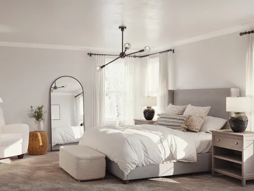 Bedroom designed by Victoria