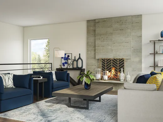 Living Room · Contemporary designed by Christina