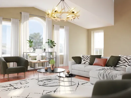 Living Room · Contemporary designed by Kheirieh