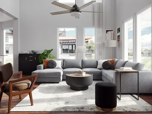 Living Room · Contemporary designed by Andrea