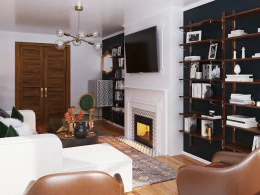 Living Room · Eclectic designed by Ghianella