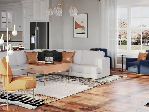 Living Room · Industrial designed by Tara