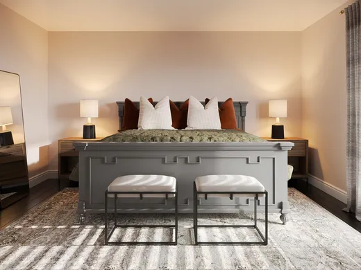 Bedroom · Midcentury Modern designed by Taylor