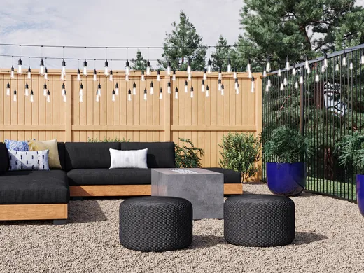 Outdoor Space · Eclectic designed by Christine