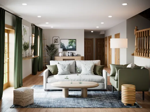 Living Room designed by B.