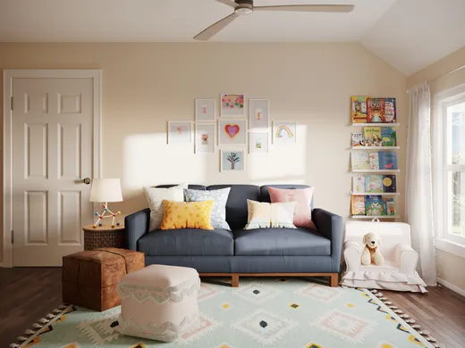 Playroom · Eclectic designed by Kelly