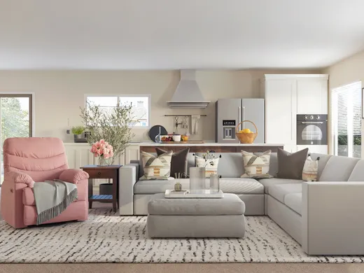 Living Room · Modern designed by Jen