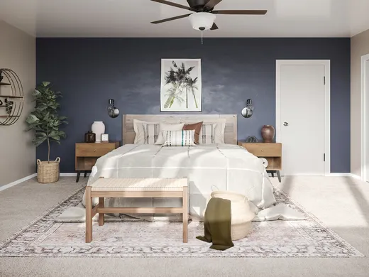 Bedroom · Rustic designed by Brit