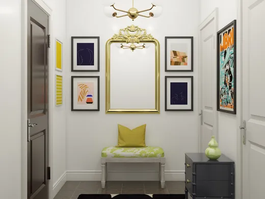 Entryway designed by Sarah