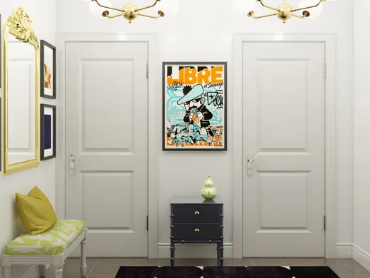 Entryway designed by Sarah