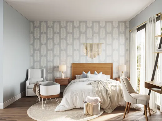 Bedroom · Midcentury Modern designed by Maria