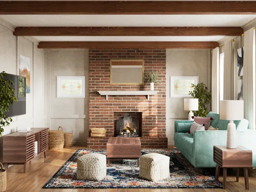 Living Room · Bohemian designed by Kristy