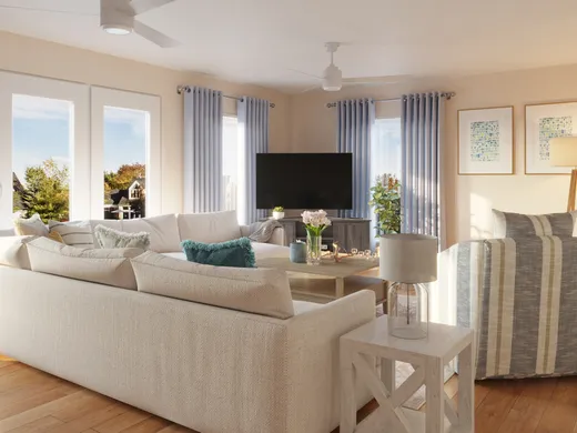 Living Room · Coastal designed by Kimberly