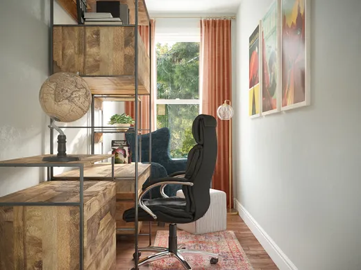 Office · Eclectic designed by Katherine