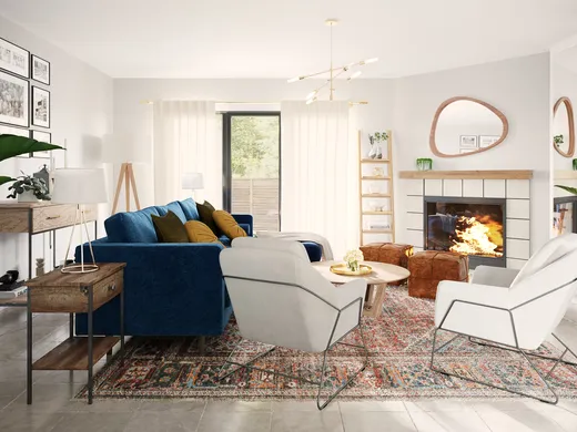 Living Room · Bohemian designed by Andrea