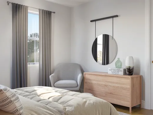Bedroom · Midcentury Modern designed by Priscila