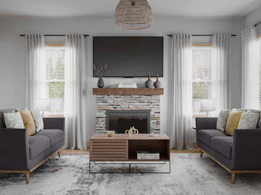 Living Room · Contemporary designed by Sandra