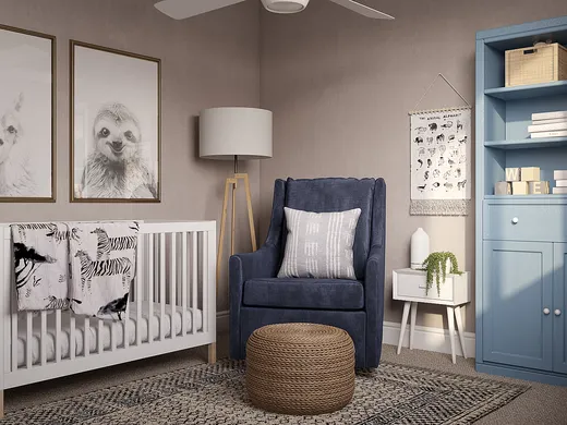 Nursery designed by Lauren