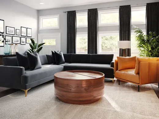 Living Room · Eclectic designed by Julio