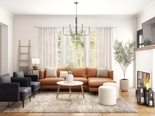 Living Room · Contemporary designed by Daniela