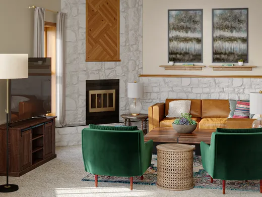 Living Room · Bohemian designed by Erin